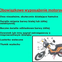 W co powinien być wyposażony motorower: poznaj wszystkie przepisy prawa