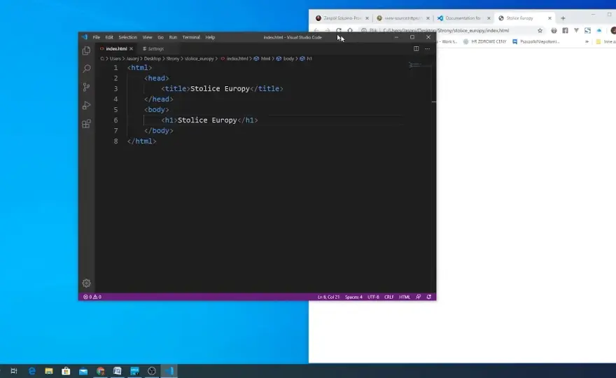Jak łatwo zapisać stronę internetową w HTML i edytować ją lokalnie